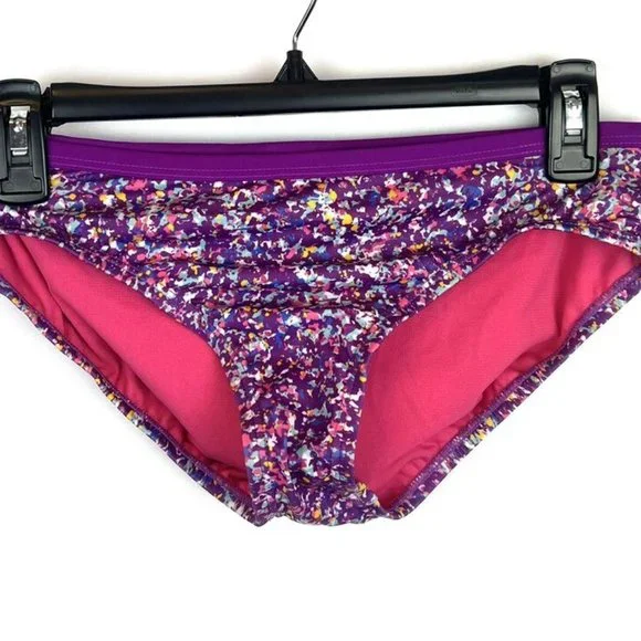 Nike Girl’s Two Piece Purple Tankini Swimsuit Set Size XL